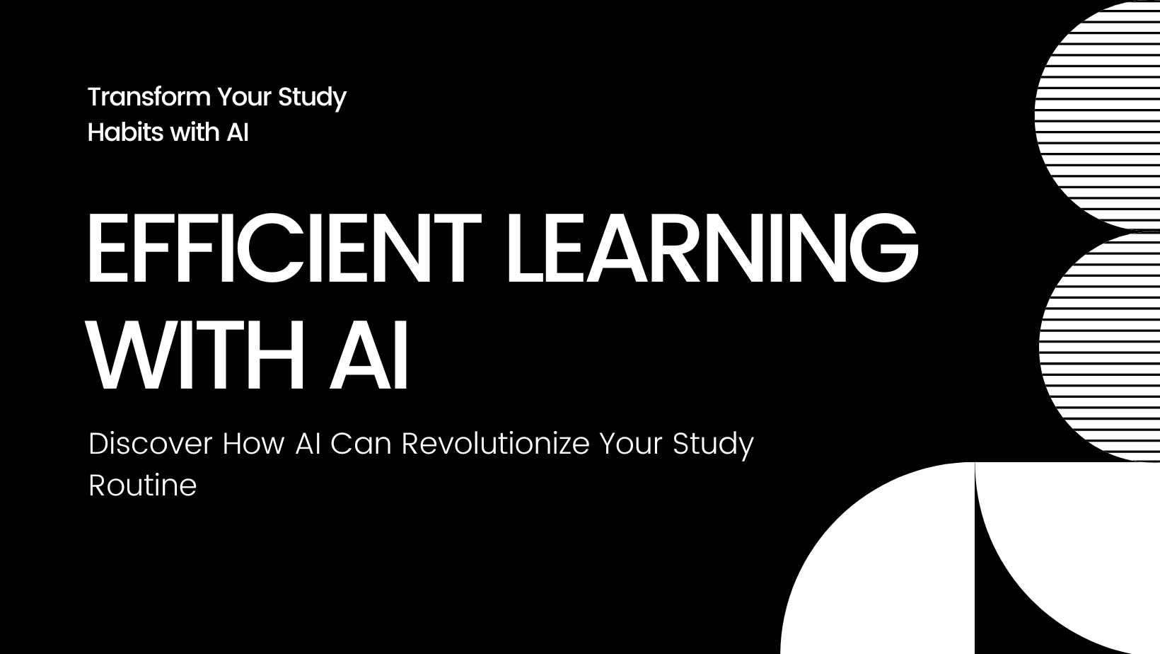 Efficient Learning with AI - cover image